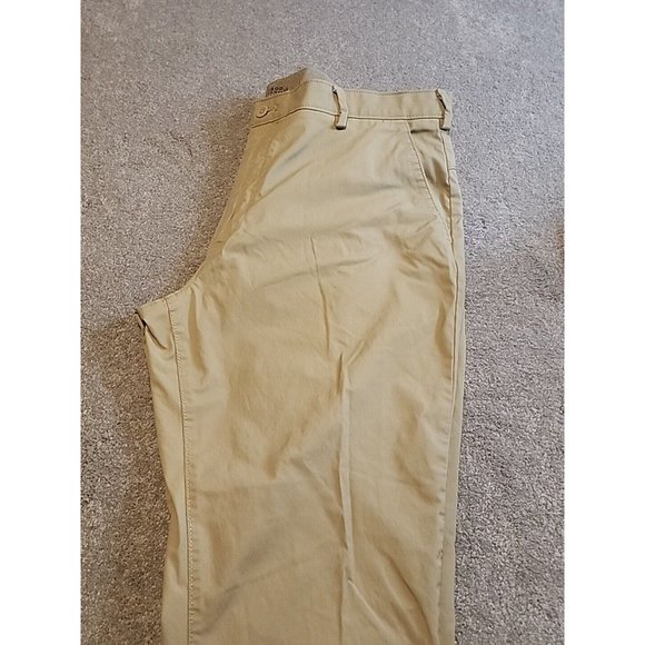 IZOD Advantage Sports Flex Performance Pants Mens 38x30 Straight Fit Khaki - Picture 9 of 14